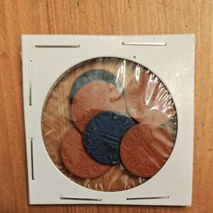 Vintage Poker Chips Set